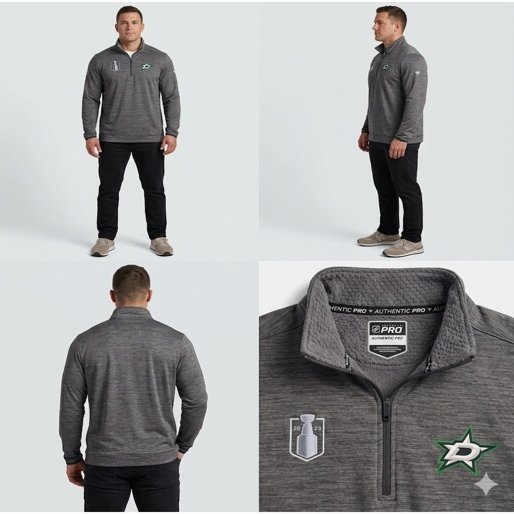 Fanatics Authentic Pro Dallas Stars Hockey Sweatshirt Mens 2XL 2023 NHL Playoffs
